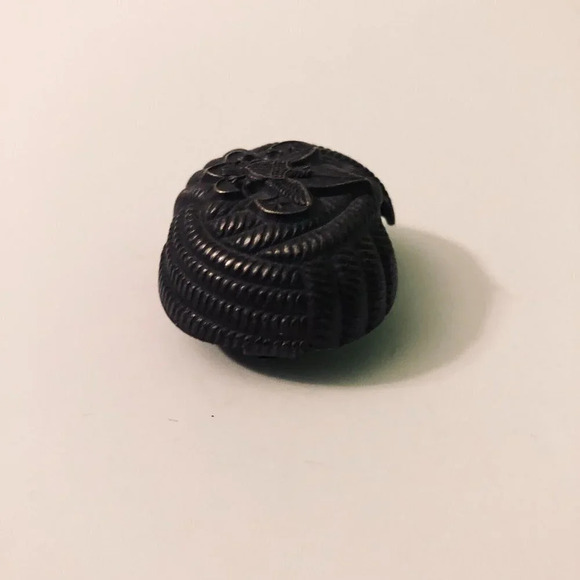 Vintage Boy Scout  Neckerchief Slide Scarf Slider Eagle Crest - Picture 8 of 9